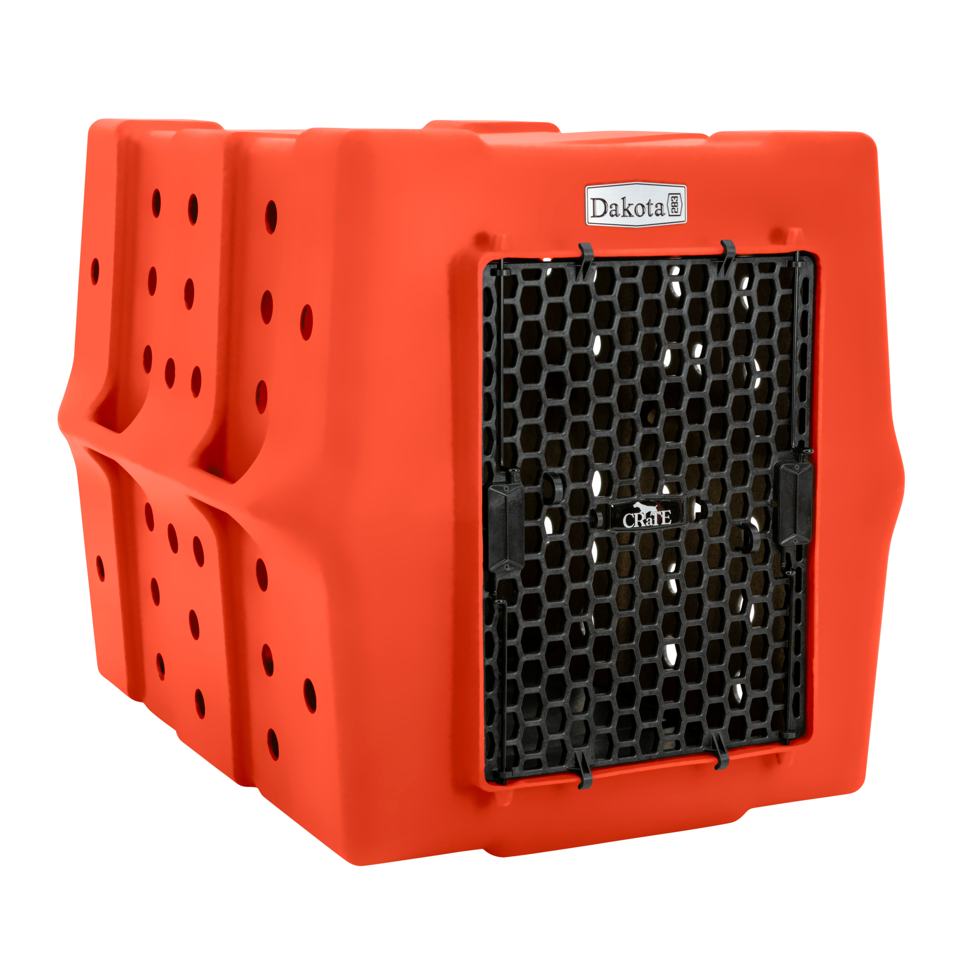 Dakota 283 Canine Rough and Tough Economy Kennel — Large, Orange, Model# D2-CRATE-LG-ORA